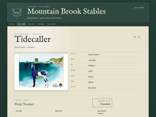 stables/residents/tidecaller screenshot