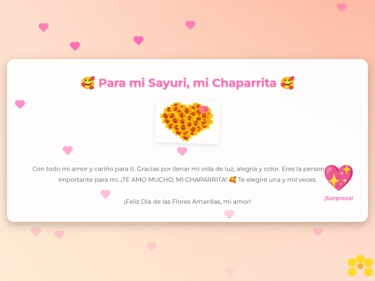 Flores amarillas screenshot