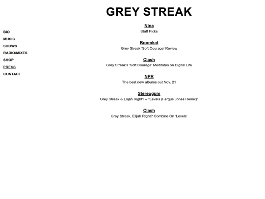PRESS screenshot