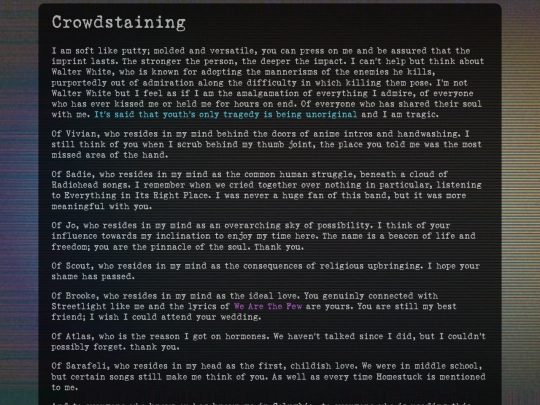 Crowdstaining screenshot