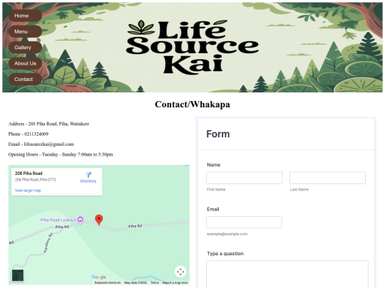 contact screenshot