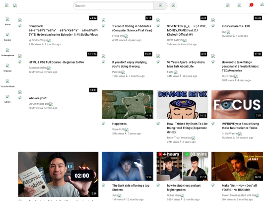 youtube clone/youtube screenshot
