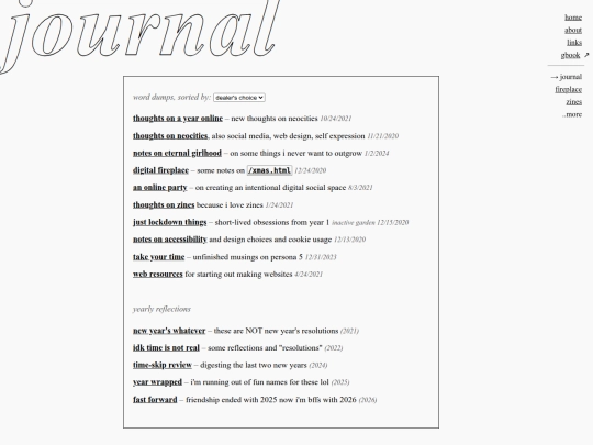 journal screenshot