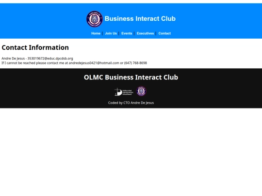 contact screenshot