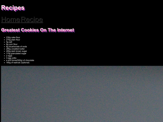 cookies screenshot