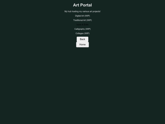 menus/art screenshot