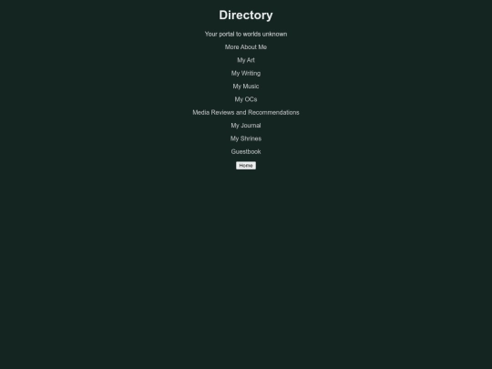 menus/directory screenshot