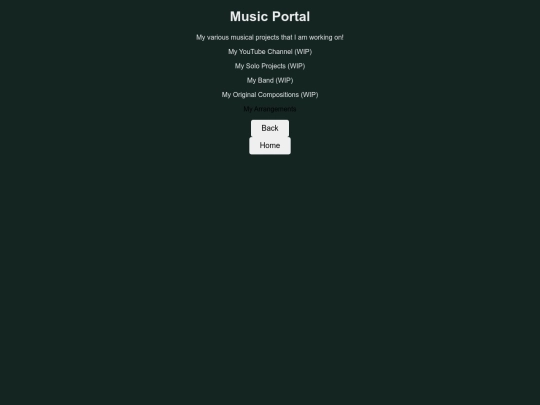 menus/music screenshot