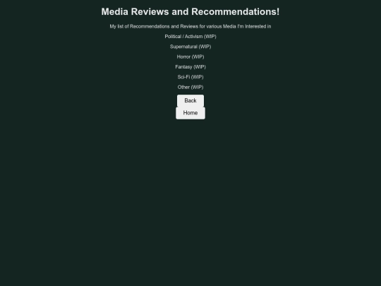menus/reviews screenshot