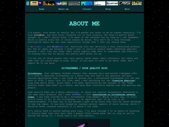 aboutme screenshot