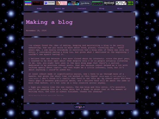 blog/entries/makingablog screenshot