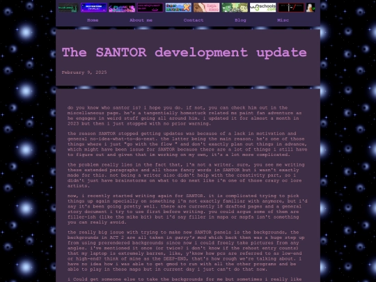 blog/entries/santordevupdt screenshot