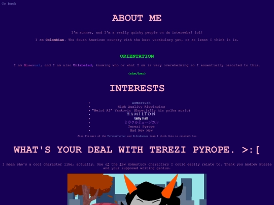 old/aboutme screenshot