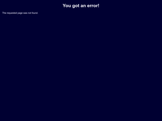 not_found screenshot