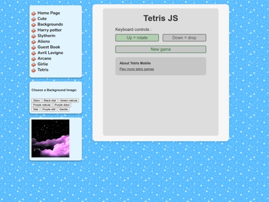 Tetris screenshot