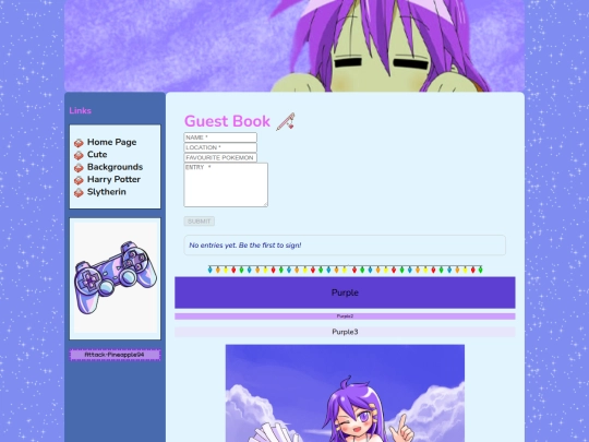 purple screenshot