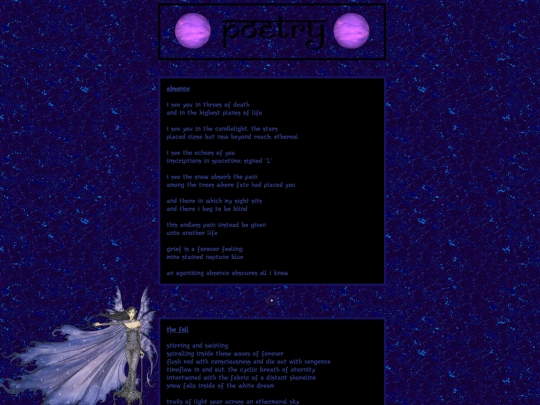 poetry screenshot