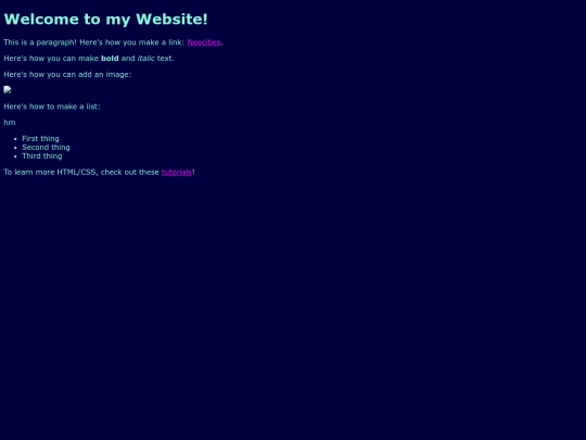 test screenshot