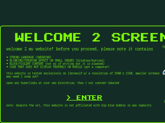 index screenshot