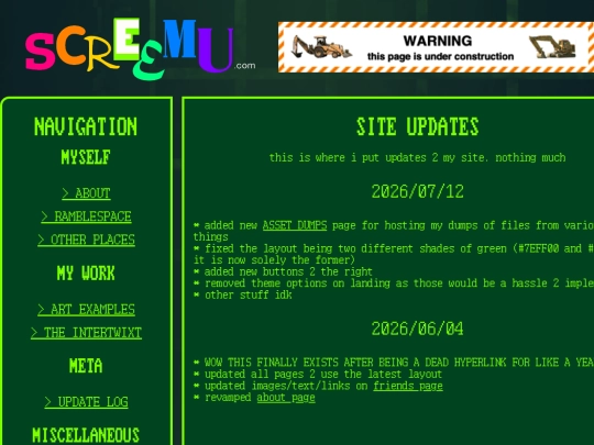 log screenshot