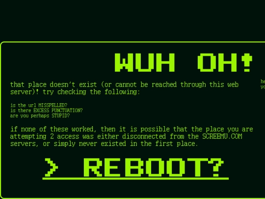 not_found screenshot
