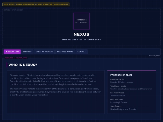 nexus-prototype screenshot