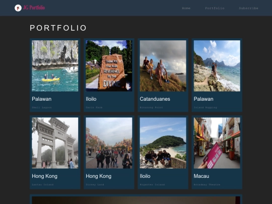 portfolio screenshot