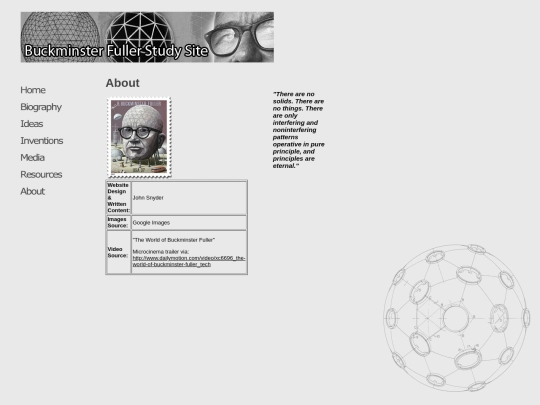 misc/buckywebsite/about screenshot