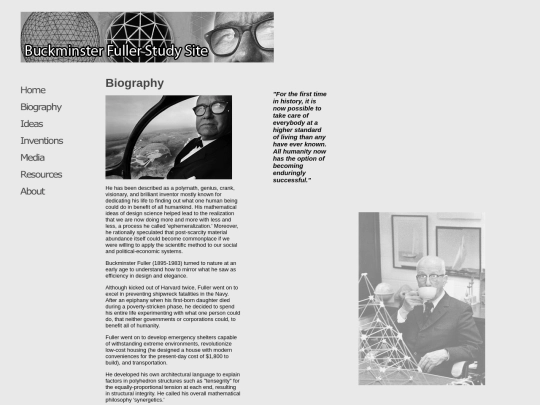 misc/buckywebsite/bio screenshot