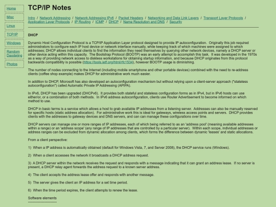 tcpip/dhcp screenshot