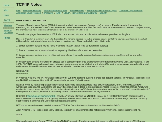 tcpip/dns screenshot
