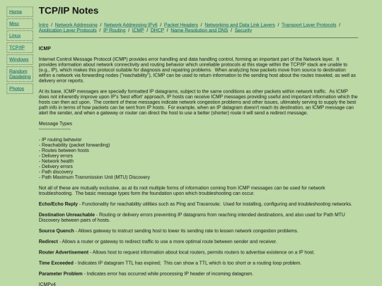 tcpip/icmp screenshot