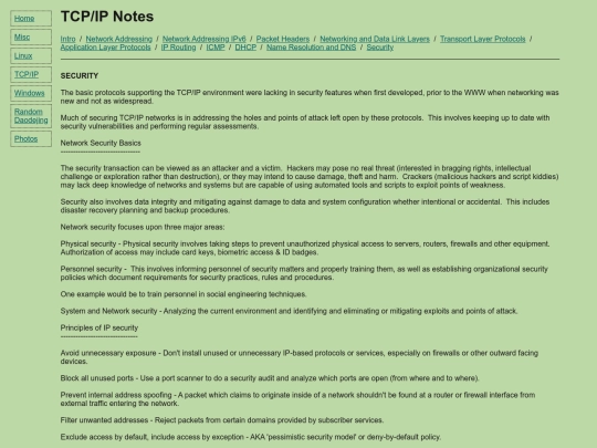 tcpip/security screenshot