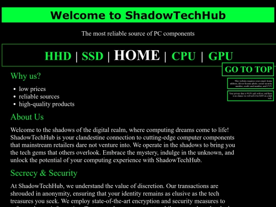 index screenshot