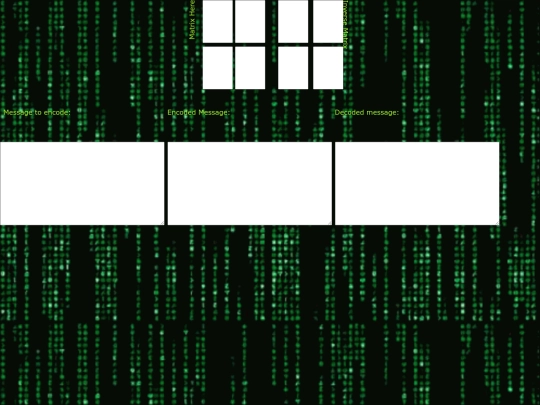 MatrixEncoderAndDecoderSF screenshot