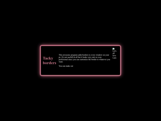 software/test screenshot