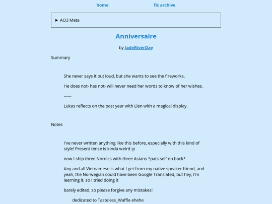 fics/anniversaire screenshot