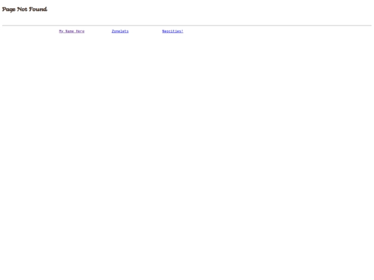 not_found screenshot