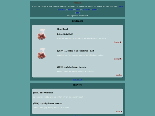 recommendations screenshot