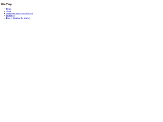 sitemap screenshot