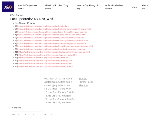 khuyenmaiaw8/sitemap screenshot