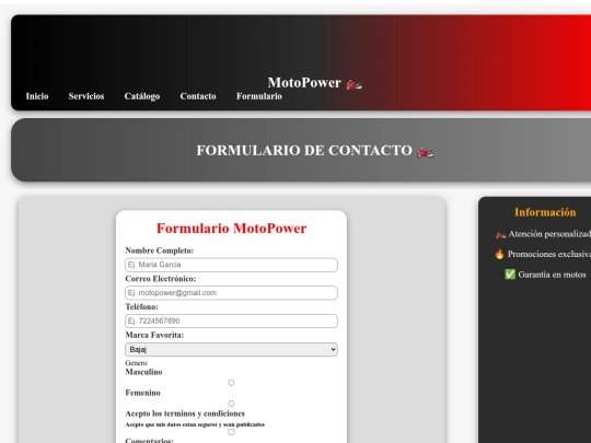 Formulario screenshot