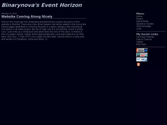 blog/2013/02/15/websitecomingalongnicely screenshot
