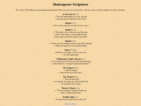 shakespeare screenshot