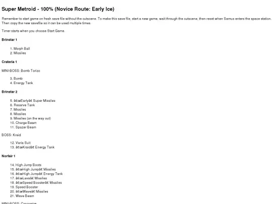 speedrun/routes/sm_100 screenshot
