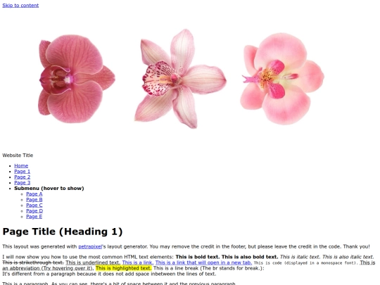 index screenshot