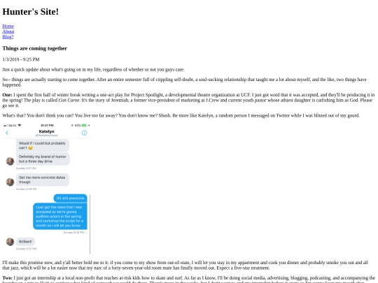 blog screenshot