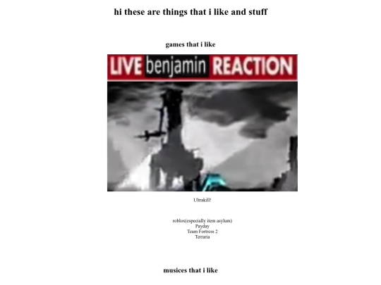 interestsarea screenshot