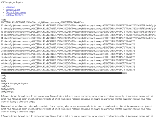 font/y2k_neophyte-demo screenshot