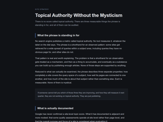 topical-authority-without-the-mysticism screenshot